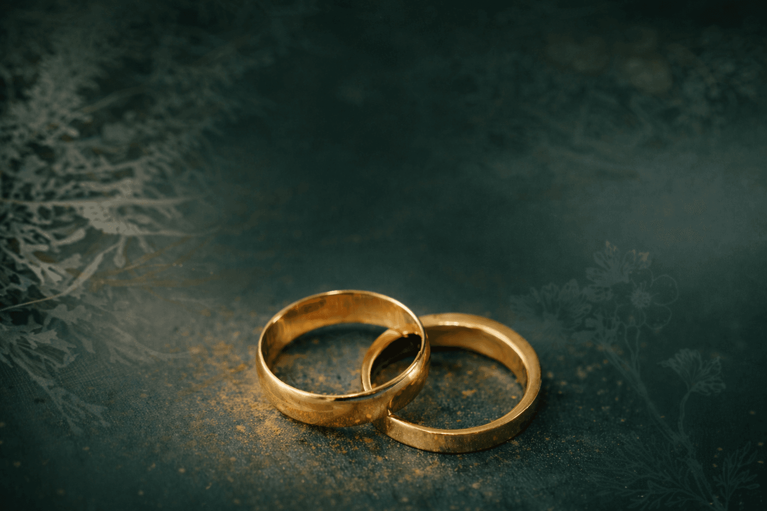 Warmly lit wedding reception